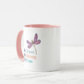 Mug Brave forte vraie libellule (Devant gauche)