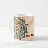 Mug Brave nom de famille Crest (Devant gauche)