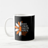 Mug Brave Strong - Mois de sensibilisation à la leucém (Gauche)