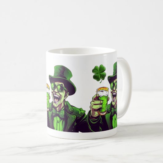 Mug "Bravo à l’Esprit Saint Patrick!" (Devant droit)