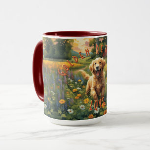 Mug Bravo Golden Retriever à Sunrise