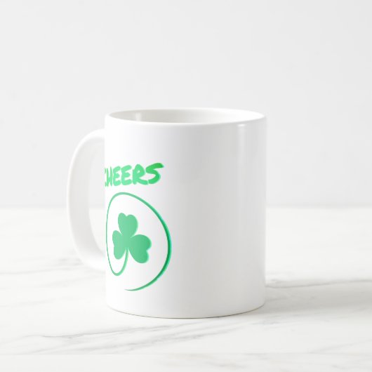 Mug Bravo Shamrock Clover Irlande St Patrick's irlanda (Devant gauche)