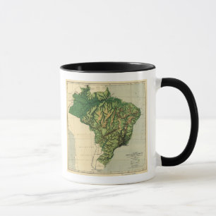 Mug BrazilPhysical MapBrazil panoramique