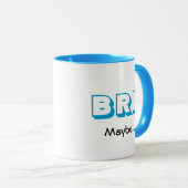 Mug BRB drôle (Devant droit)