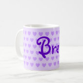 Mug Brea en violet (Devant gauche)