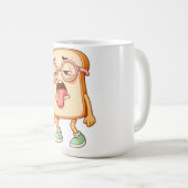 Mug Bread Tony Tired Mood – Funny Bread T-Shirt (Devant droit)