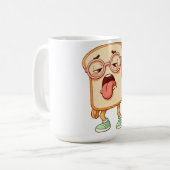 Mug Bread Tony Tired Mood – Funny Bread T-Shirt (Devant gauche)
