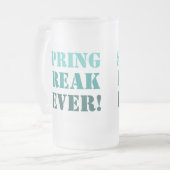 mug BREAK DE PRINTEMPS (verre) (Devant gauche)