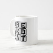 Mug Breakbeat, Genre musical (Devant gauche)