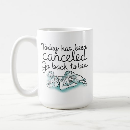 Mug Breakfast at Tiffanys Go Back to Bed (Gauche)