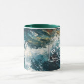 Mug Breaking Beach Waves thème Peinture (Centre)
