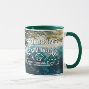 Mug Breaking Beach Waves thème Peinture