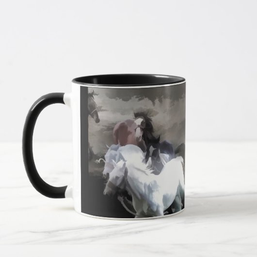 Mug Breaking Free - Chevaux sauvages (Gauche)