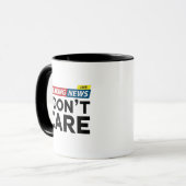 Mug Breaking News Je m'en fiche (Devant gauche)