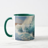 Mug Breaking Surf peinture personnalisée (Gauche)