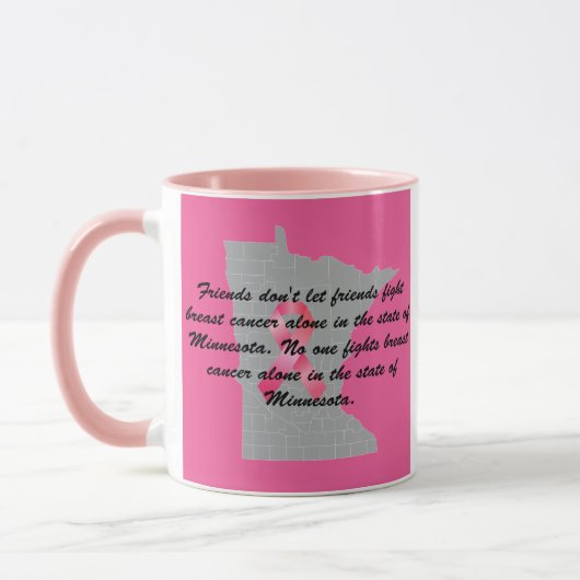 Mug Breast Cancer Awareness in Minnesota (Gauche)