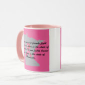 Mug Breast Cancer Awareness in Minnesota (Devant gauche)