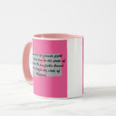 Mug Breast Cancer Awareness in Montana (Devant gauche)