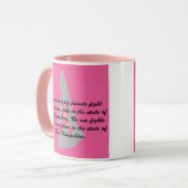 Mug Breast Cancer Awareness in New Hampshire  (Devant gauche)