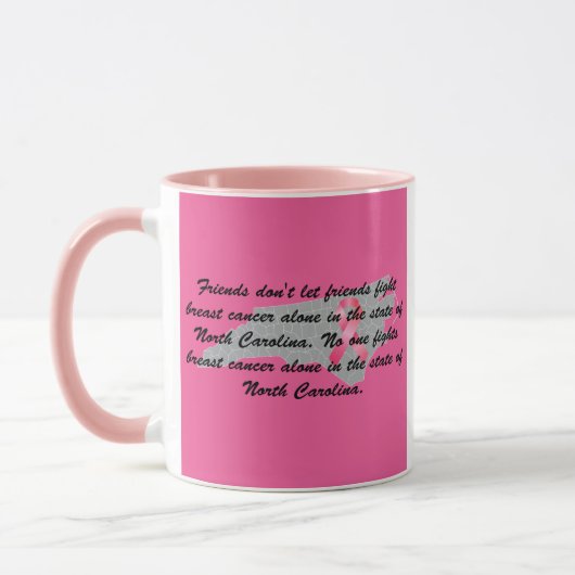 Mug Breast Cancer Awareness in North Carolina  (Gauche)