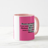 Mug Breast Cancer Awareness in Oklahoma  (Devant droit)