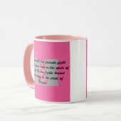 Mug Breast Cancer Awareness in Oregon (Devant gauche)