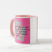 Mug Breast Cancer Awareness in Utah (Devant gauche)