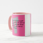 Mug Breast Cancer Awareness in Vermont  (Devant gauche)