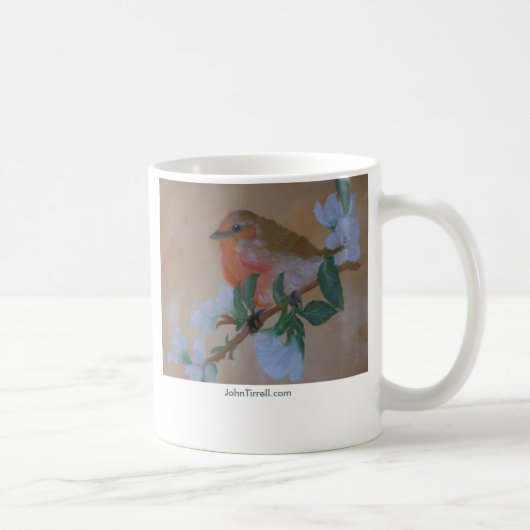 Mug Breasted orange Robin, JohnTirrell.com (Droite)