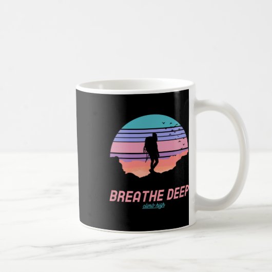 Mug Breathe Deep Climb High - Hiking (Droite)