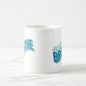 Mug Breathe Zen Retro Typographie (Centre)