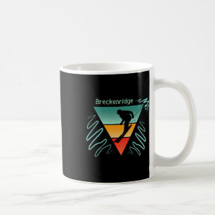 Mug Breckenridge Colorado 90s Style Ski Vintage