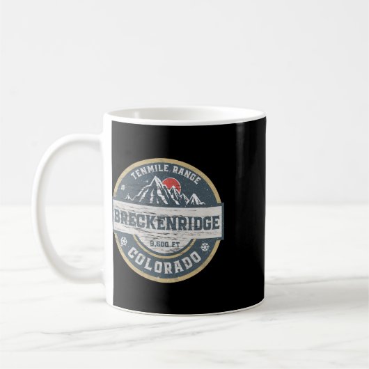 Mug Breckenridge Colorado Tenmile Range Rocky Mountain (Gauche)