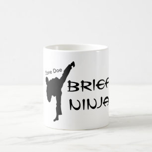Mug Bref Ninja reportage personnalisé de cour de Steno