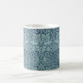 Mug Brer Rabbit par William Morris Motif textile bleu (Centre)