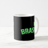 Mug Brésil Brésil Pride Brésil Drapeau international C (Devant droit)