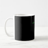 Mug Brésil Drapeau de coeur pouls brésilien (Gauche)