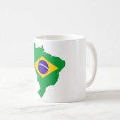 Mug brésil drapeau du pays forme brésilien (Devant droit)