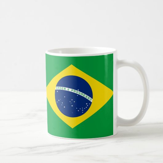 Mug Brésil Drapeau en céramique Musique (Droite)