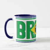 Mug Brésil Drapeau National Café Patriotique (Gauche)