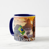 MUG BRÉSIL - J'AIME LE BRÉSIL (Devant gauche)