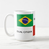 Mug brésilien canadien à deux citoyens (Gauche)