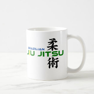 Mug Brésilien Jiu Jitsu avec les caractères japonais