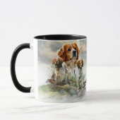 Mug Bretagne Espagnol, Bretagne française, Chien d'ois (Gauche)