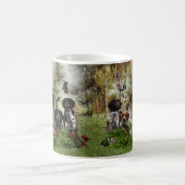 Mug Bretagne Espagnols, chasse aux oiseaux (Centre)