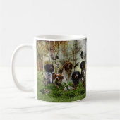 Mug Bretagne Espagnols, chasse aux oiseaux (Gauche)