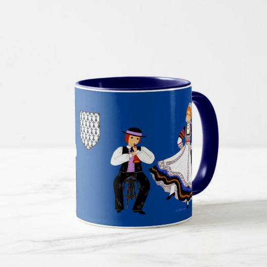 Mug Bretagne, France (Devant droit)