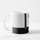 Mug Bretelles & Nœud Papillon Nom Monogramme Garçon (Gauche)