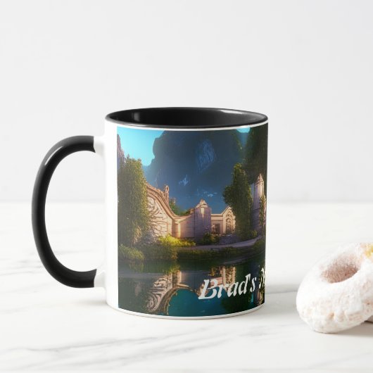 Mug Brève matinale de Brad (Avec donut)