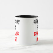 Mug Brevet avocat Zombie Slayer plaisanter (Centre)